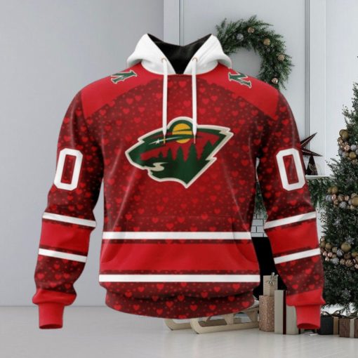 NHL Minnesota Wild Special Gift For Valentines Day Hoodie