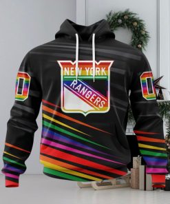 NHL New York Rangers Special Pride Design Hockey Is For Everyone Hoodie