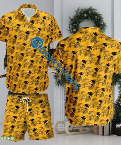 NHL Pittsburgh Penguins Combo Hawaiian Shirt & Short Logo Summer Beach