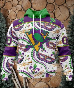 NHL Pittsburgh Penguins Special Mardi Gras Design Hoodie