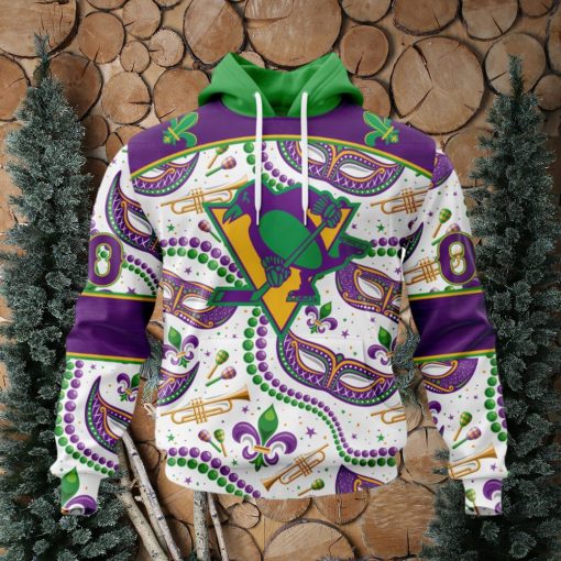 NHL Pittsburgh Penguins Special Mardi Gras Design Hoodie