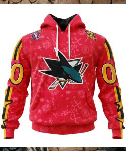 NHL San Jose Sharks Special 2024 All Star Game Design Hoodie