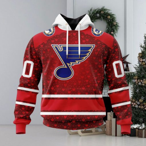 NHL St. Louis Blues Special Gift For Valentines Day Hoodie