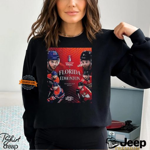 NHL Stanley Cup Playoffs 2024 Final Matchup Florida Panthers Vs Edmonton Oilers Vintage T Shirt