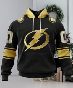 NHL Tampa Bay Lightning Special Black And Gold Design Hoodie