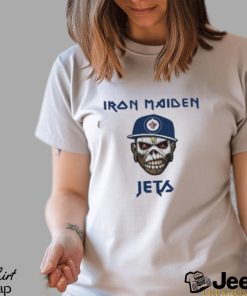 NHL Winnipeg Jets Iron Maiden Rock Band T Shirt