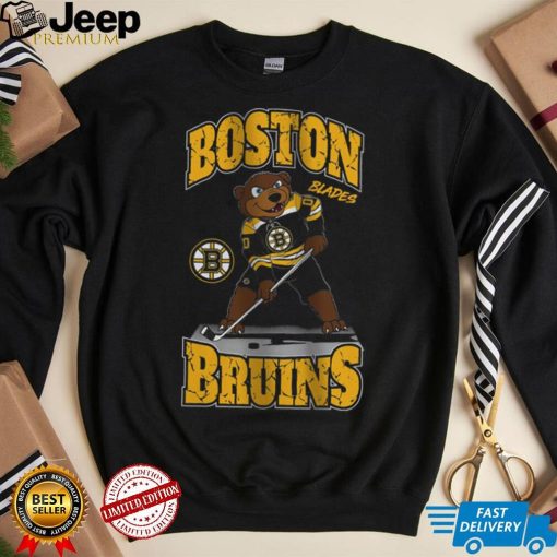 NHL Youth Boston Bruins Mascot Crackin Up Black T Shirt