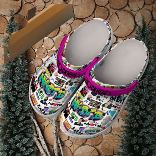 NKOTB Heartbeat Of A Blockhead Crocs Clog Shoes