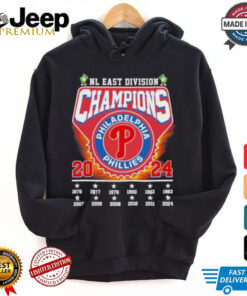 NL East Division Champions 2024 Philadelphia Phillies Vintage Shirt