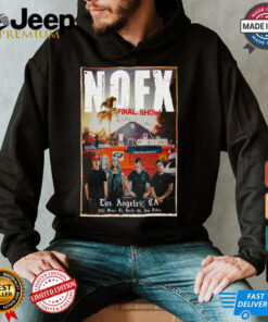 NOFX Outer Harbor Berth 46 Los Angeles, CA Tour October 6 2024 t shirt