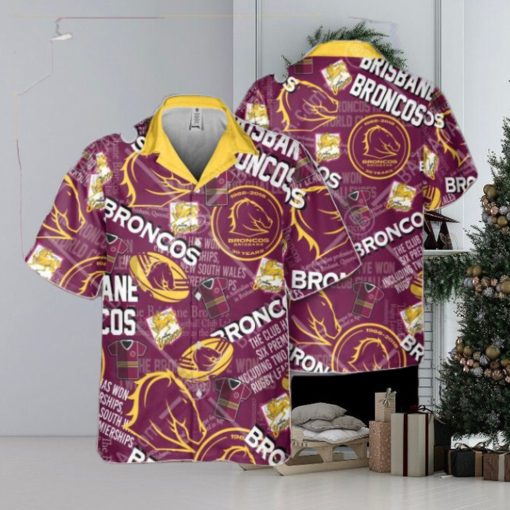 NRL Brisbane Broncos Classic Hawaiian Shirt