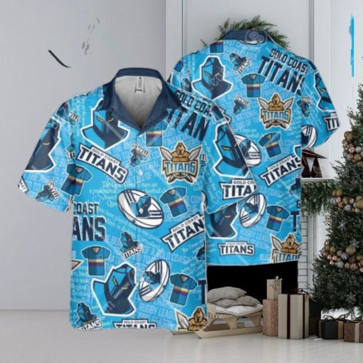 NRL Gold Coast Titans Classic Hawaiian Shirt