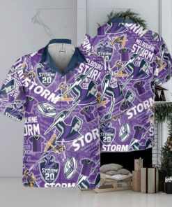 NRL Melbourne Storm Classic Hawaiian Shirt