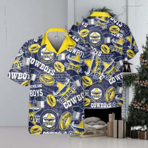 NRL North Queensland Cowboys Classic Hawaiian Shirt