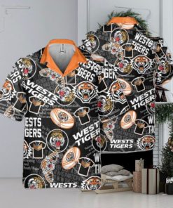 NRL Wests Tigers Classic Hawaiian Shirt