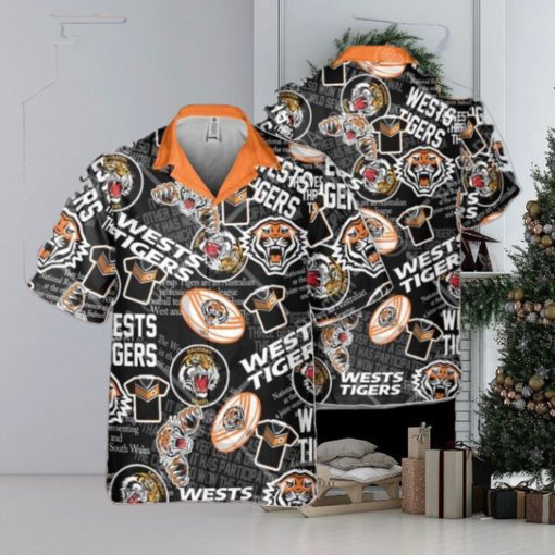 NRL Wests Tigers Classic Hawaiian Shirt