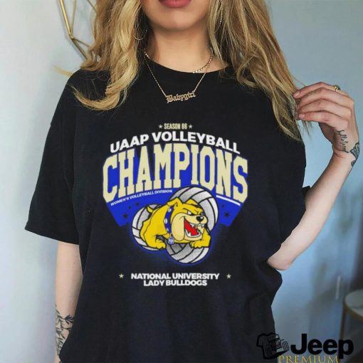 NU Lady Bulldogs Season 86 UAAP Volleyball Champions National University Lady Bulldogs shirt