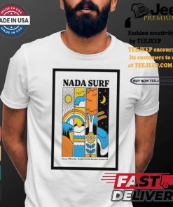 Nada surf october 5 2024 the paradise ma concert poster shirt