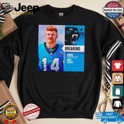 Names starting QB Andy Dalton shirt