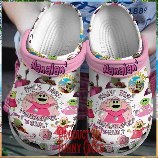 Nanalan Who Is That Wonderful Girl Crocs Shoes