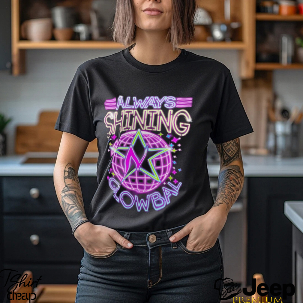 Purple shining hot sale shirt