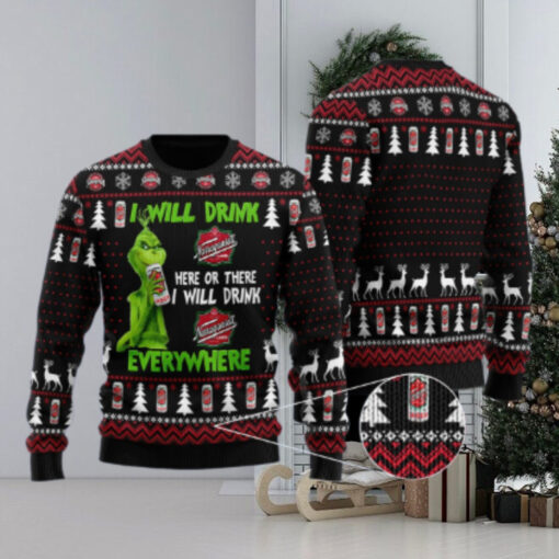 Narragansett Grinch Will Drink Everywhere Ugly Sweater