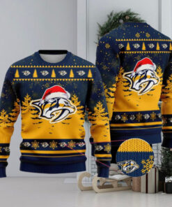 Nashville Predators Ugly Sweater for Christmas Festivities and NHL Fans