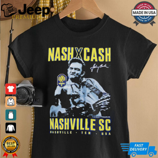Nashville SC Johnny Cash Finger signature shirt