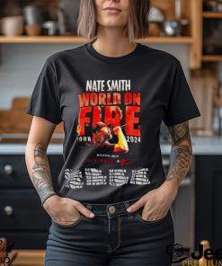 Nate Smith World On Fire Tour 2024 Shirt Fan Concert