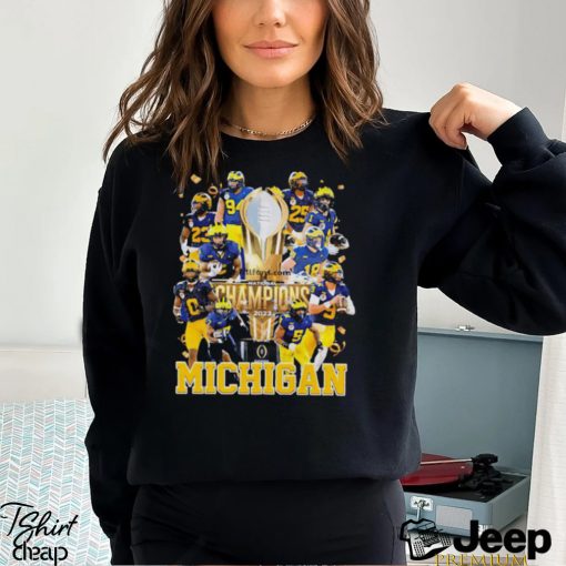 National Champions 2023 Michigan Wolverines Trophy shirt