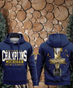 National Champions Michigan Jan 8 , 2024 Houston hoodie