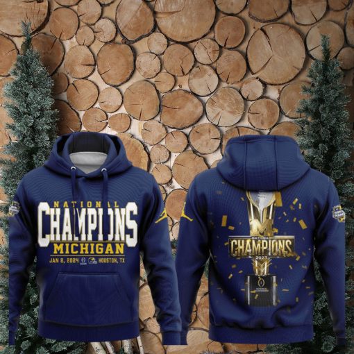 National Champions Michigan Jan 8 , 2024 Houston hoodie