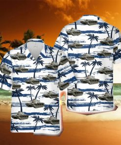 National Guard M60 Tank Button Down Hawaiian Shirt Trend Summer