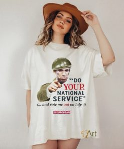 National service t shirt