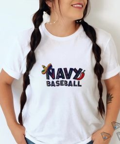 Navy Baseball Mexico Culture T shirt