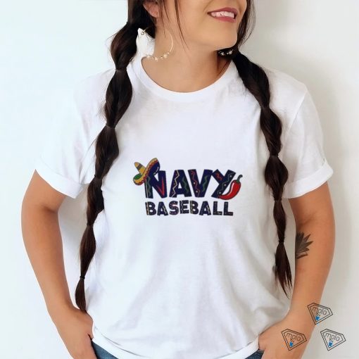 Navy Baseball Mexico Culture T shirt