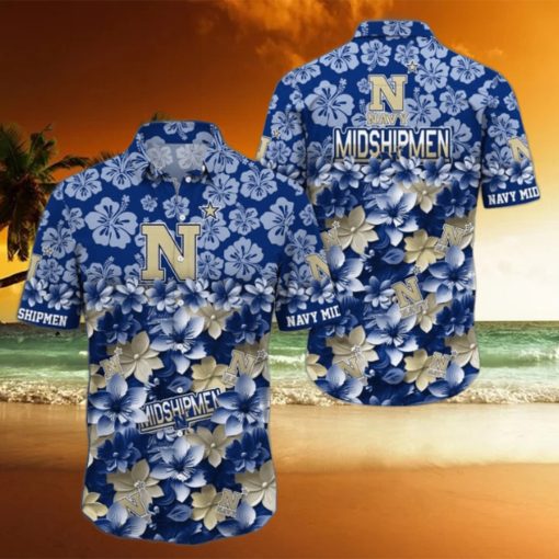 Navy Midshipmen NCAA3 Hawaiian Shirt Trending Summer