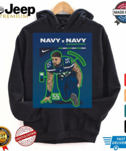 Navy X Navy Seahawks vs Bills 2024 Week 8 Game Shirt