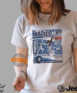 Naz Reid Minnesota Timberwolves Dual Comic Basketball shirt