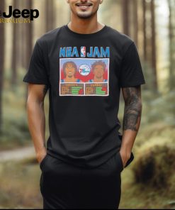 Nba Jam 76ers Maxey And Embiid 2024 Playoffs Shirt