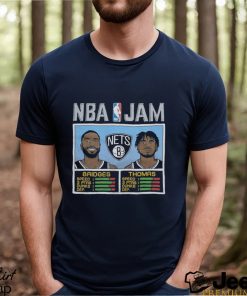 Nba Jam Nets Bridges And Thomas Shirt