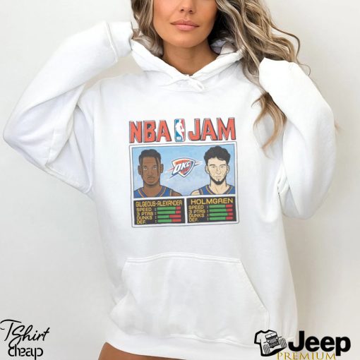 Nba Jam Thunder Gilgeous Alexander And Holmgren Shirt
