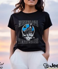 Nba X Grateful Dead X Timberwolves Skull t shirt