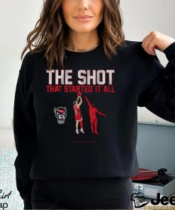 Nc state basketball michael o'connell the shot that started it all shirt