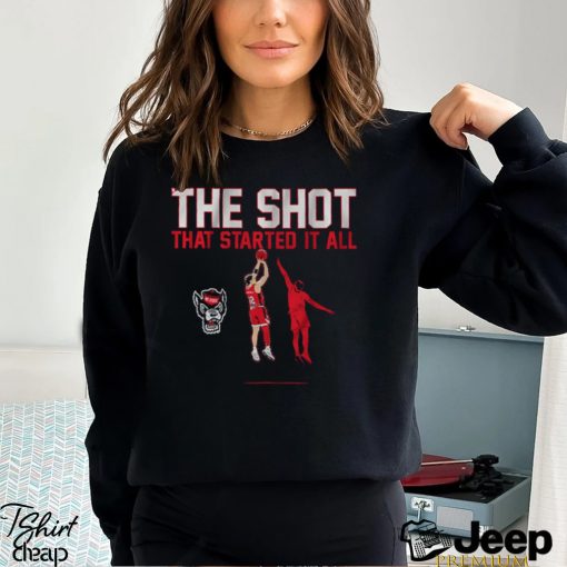 Nc state basketball  michael o’connell the shot that started it all shirt