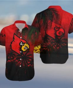 Ncaa Louisville Cardinals Coconut Tree Trendy Hawaiian Shirt Aloha Shirt