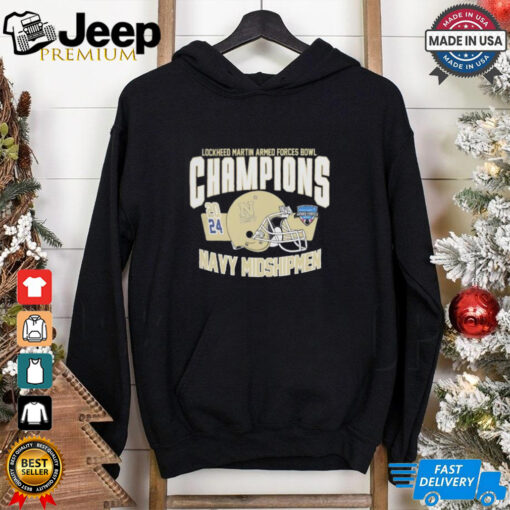 Ncaa Navy Midshipmen Football 2024 Lockheed Martin Armed Forces Bowl Champions shirt