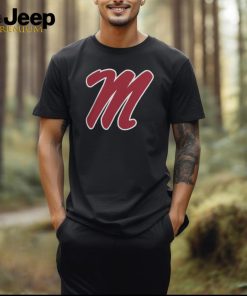 Ncaa Ole Miss Rebels M Script Logo T Shirt