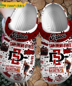 Ncaa Sdsu Aztecs Basketball Crocs