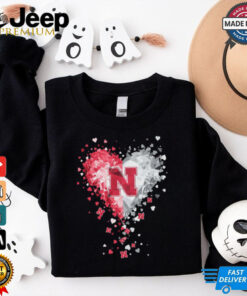 Nebraska Cornhuskers Crystal Heart Shirt